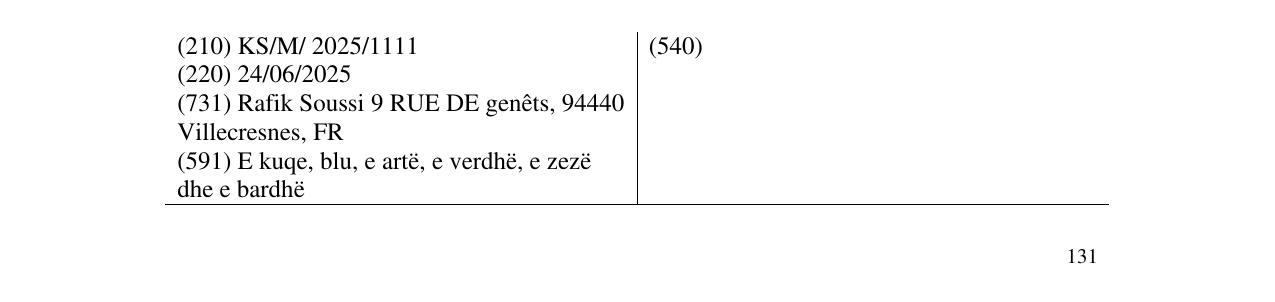 Zëri i markës ASSED në buletin