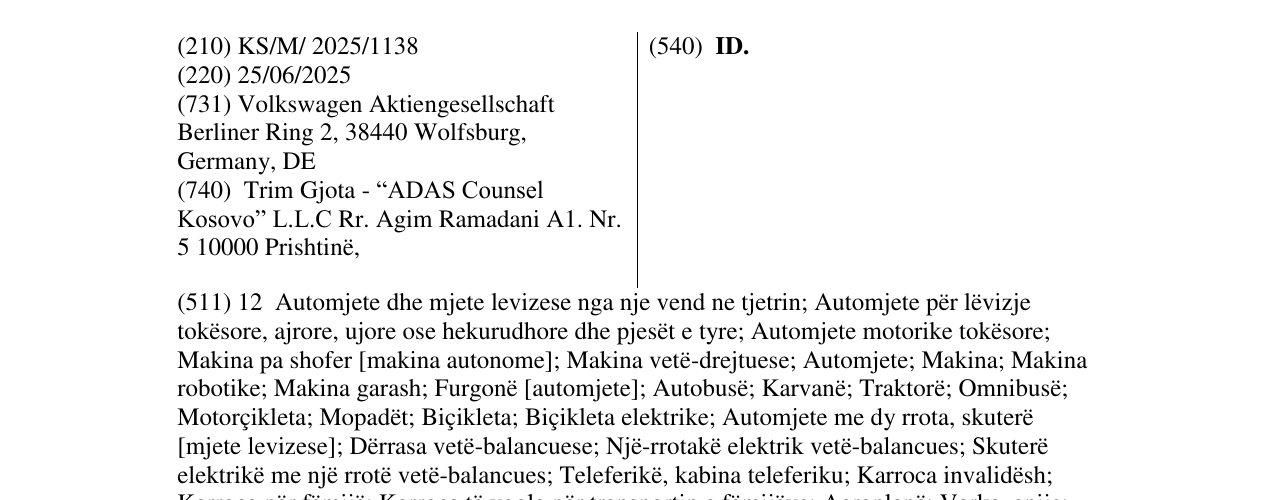 Zëri i markës ID. në buletin