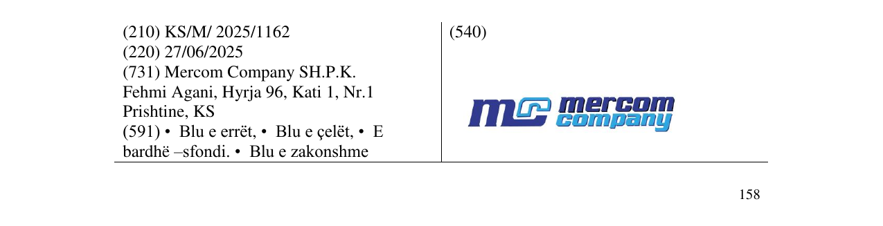 Zëri i markës mercom company në buletin