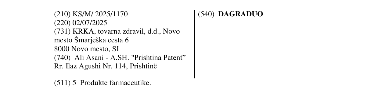 Zëri i markës DAGRADUO në buletin