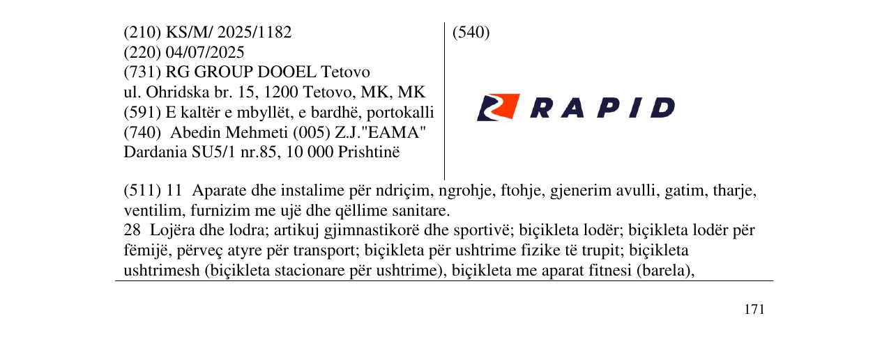 Zëri i markës RAPID në buletin