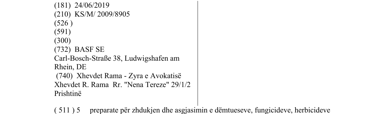 Zëri i markës SIGNUM në buletin