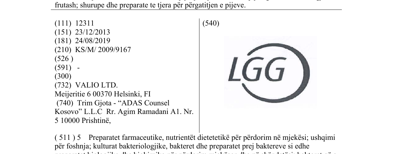 Zëri i markës LGG në buletin