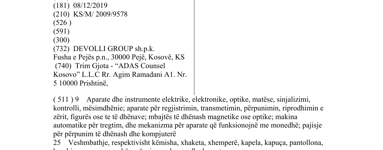 Zëri i markës Fol me Z në buletin