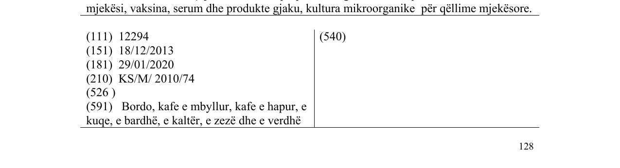 Zëri i markës CHOCO lane në buletin