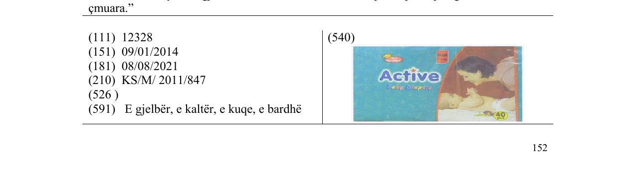 Zëri i markës ACTIVE në buletin