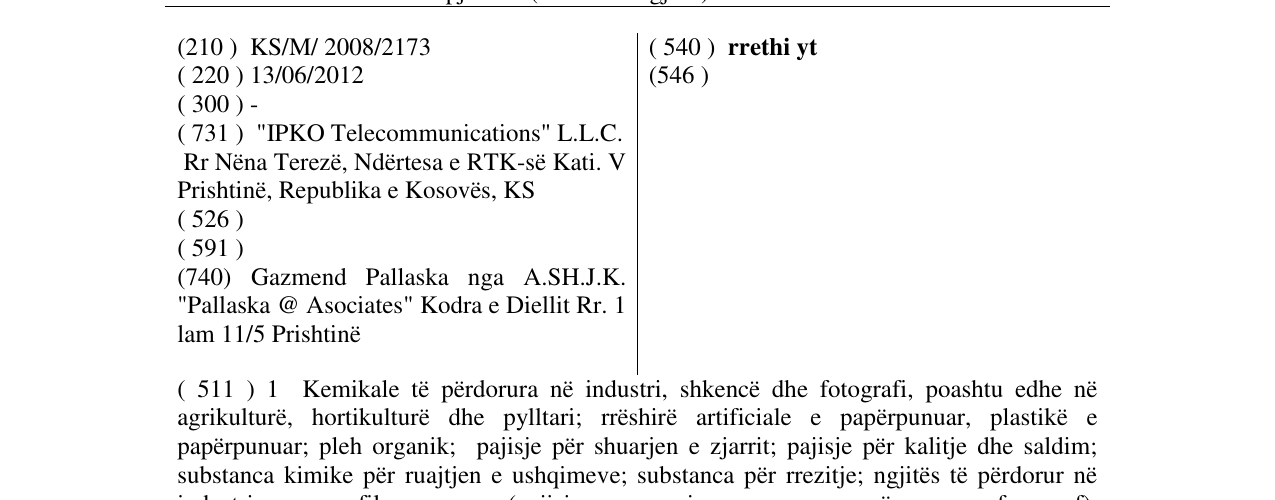 Zëri i markës rrethi yt në buletin