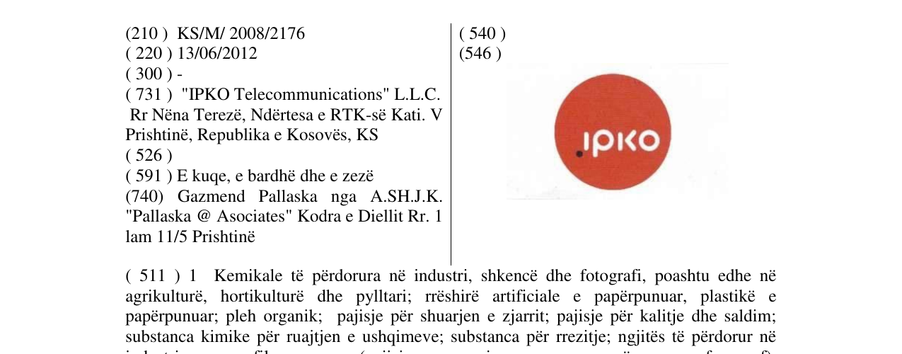 Zëri i markës IPKO në buletin
