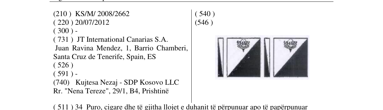 Zëri i markës Markë figurative në buletin