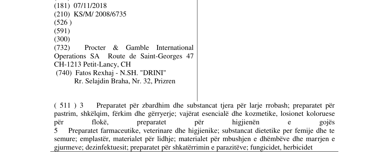 Zëri i markës FLASH në buletin