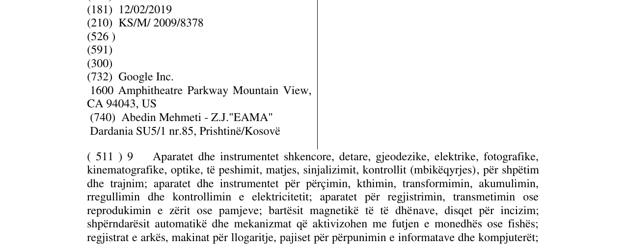 Zëri i markës PANORAMIO në buletin