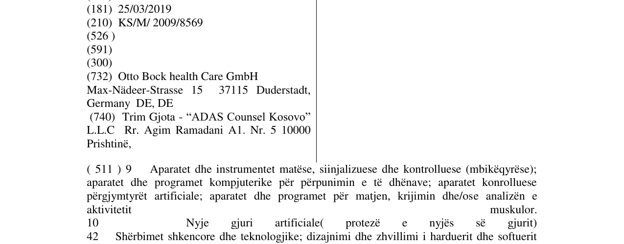 Zëri i markës C-Leg në buletin