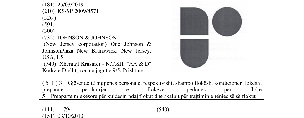 Zëri i markës Markë figurative në buletin
