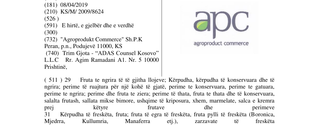 Zëri i markës apc në buletin