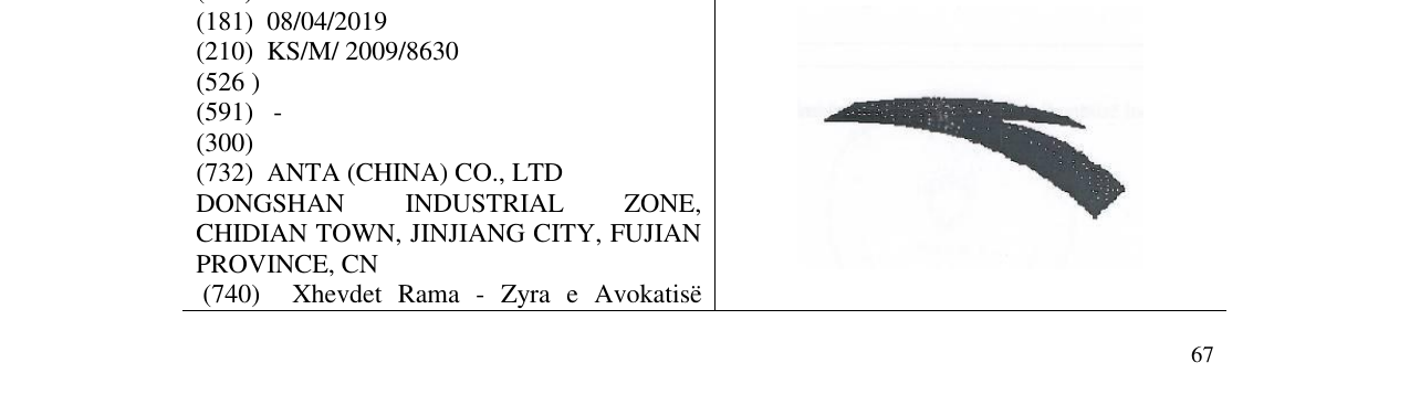 Zëri i markës Markë figurative në buletin