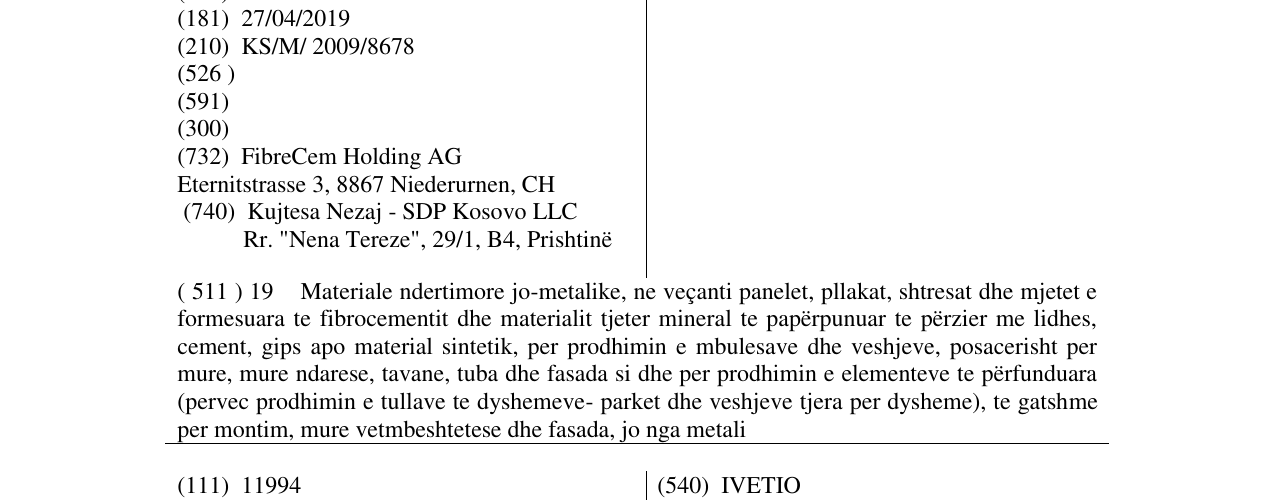 Zëri i markës XPRESSIV në buletin