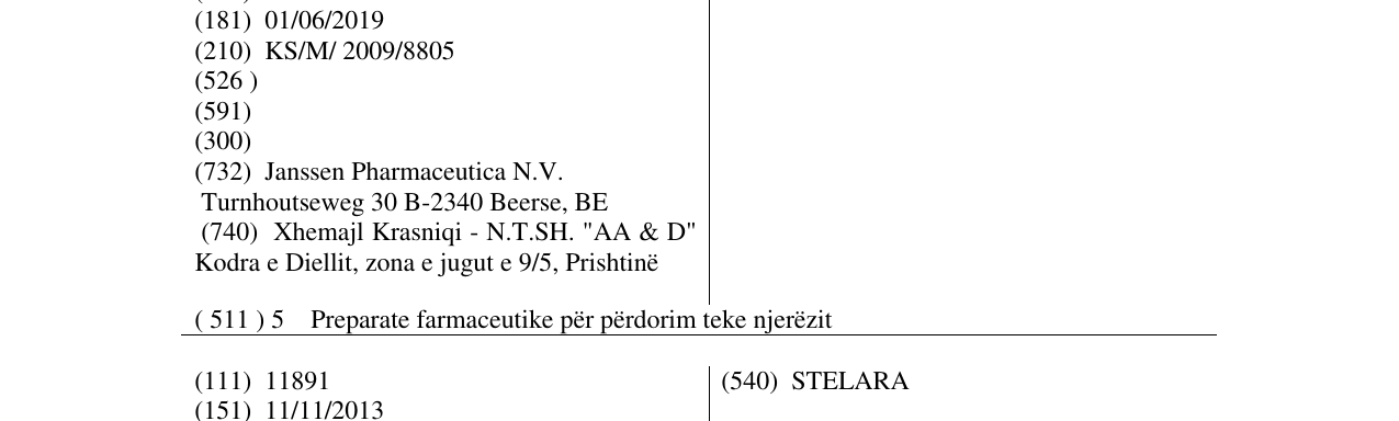 Zëri i markës TRUEGARD në buletin