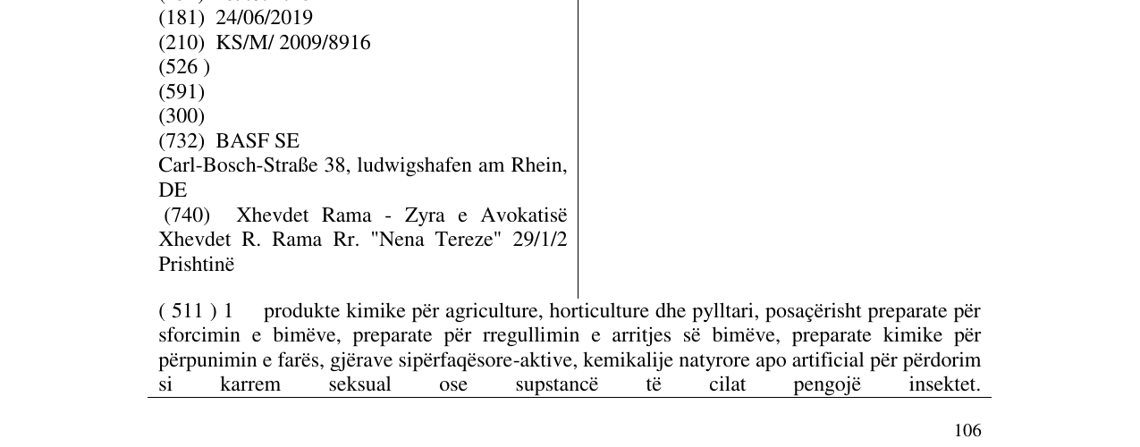 Zëri i markës DELAN në buletin