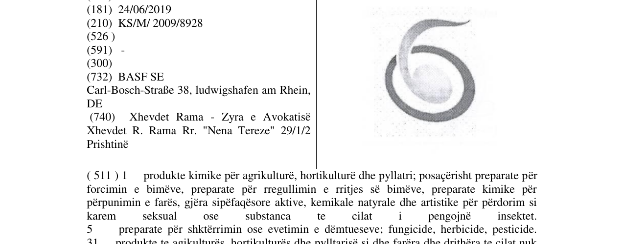 Zëri i markës Markë figurative në buletin