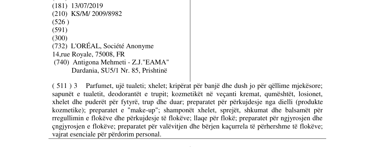 Zëri i markës CELLU.METRIC në buletin