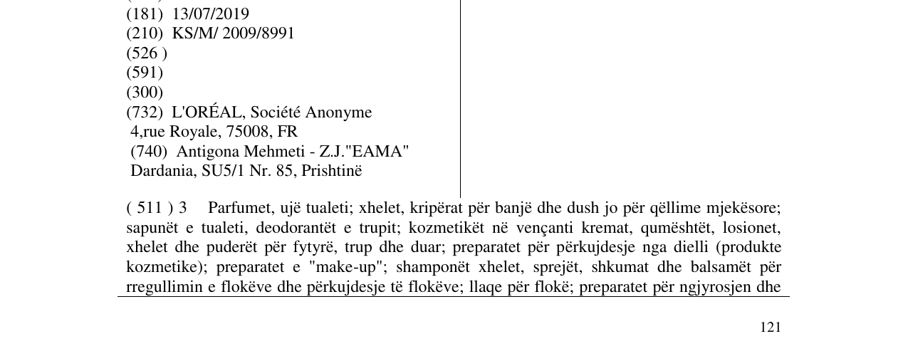 Zëri i markës LIFTACTIV në buletin