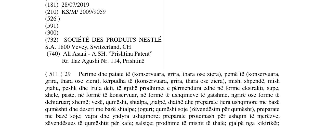 Zëri i markës FILLIM I SHËNDETSHËM PËR JETË TË SHËNDETSHME në buletin