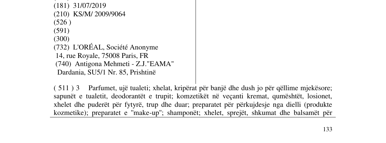 Zëri i markës NUTRI HYALURON në buletin