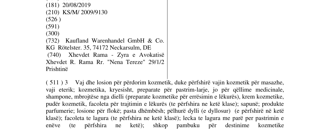 Zëri i markës CONCEPT+ në buletin