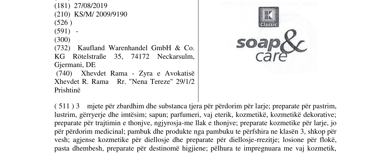 Zëri i markës soap&care në buletin