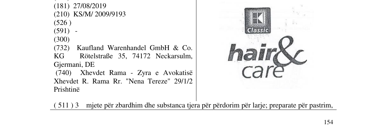 Zëri i markës hair&care në buletin
