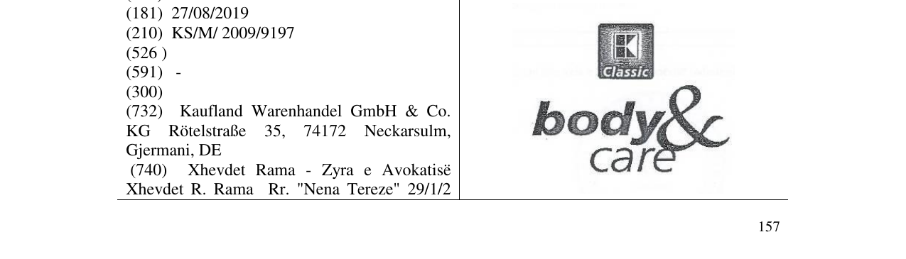 Zëri i markës body&care në buletin