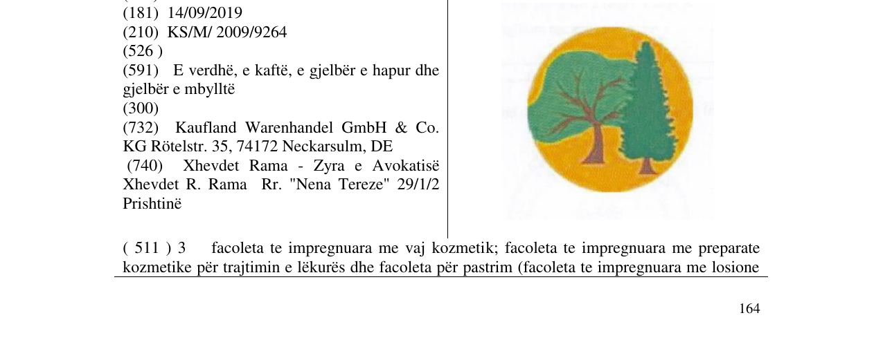 Zëri i markës Markë figurative në buletin
