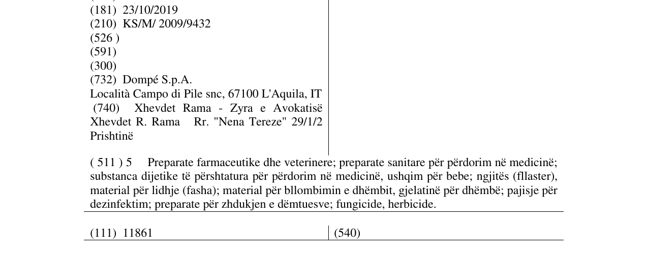 Zëri i markës OKI në buletin