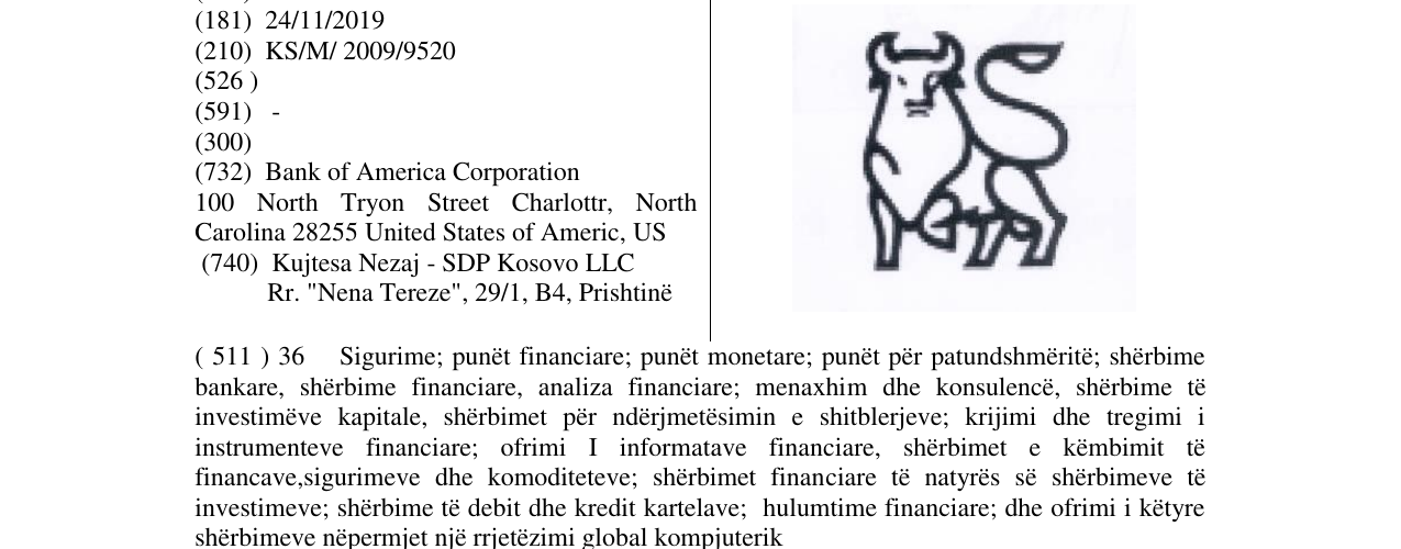 Zëri i markës Markë figurative në buletin