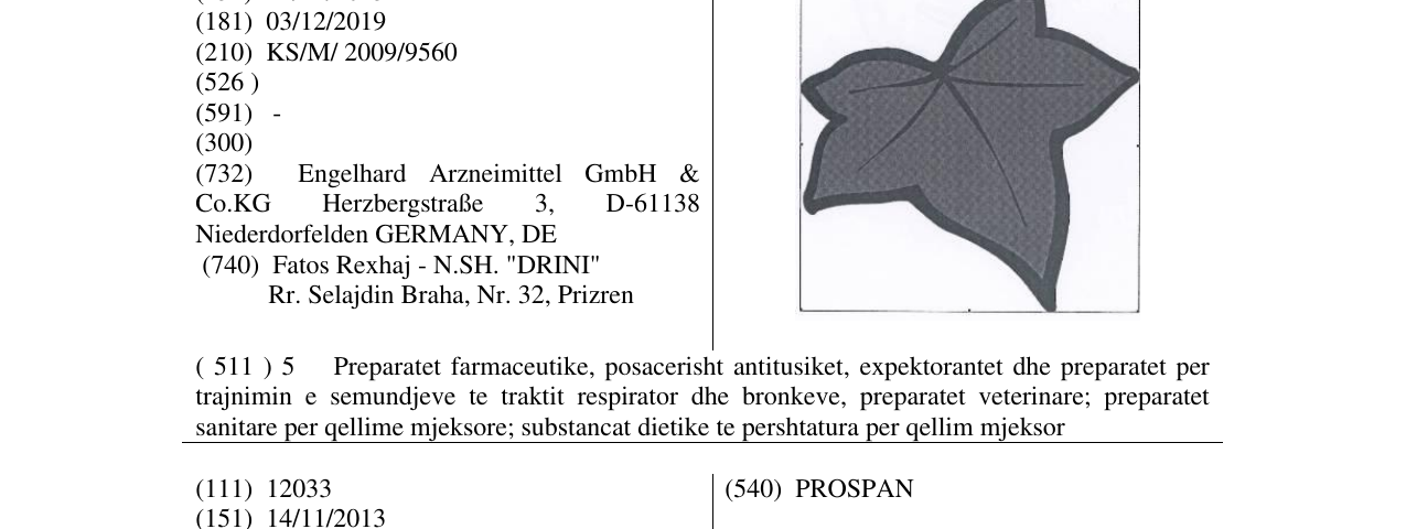 Zëri i markës Markë figurative në buletin