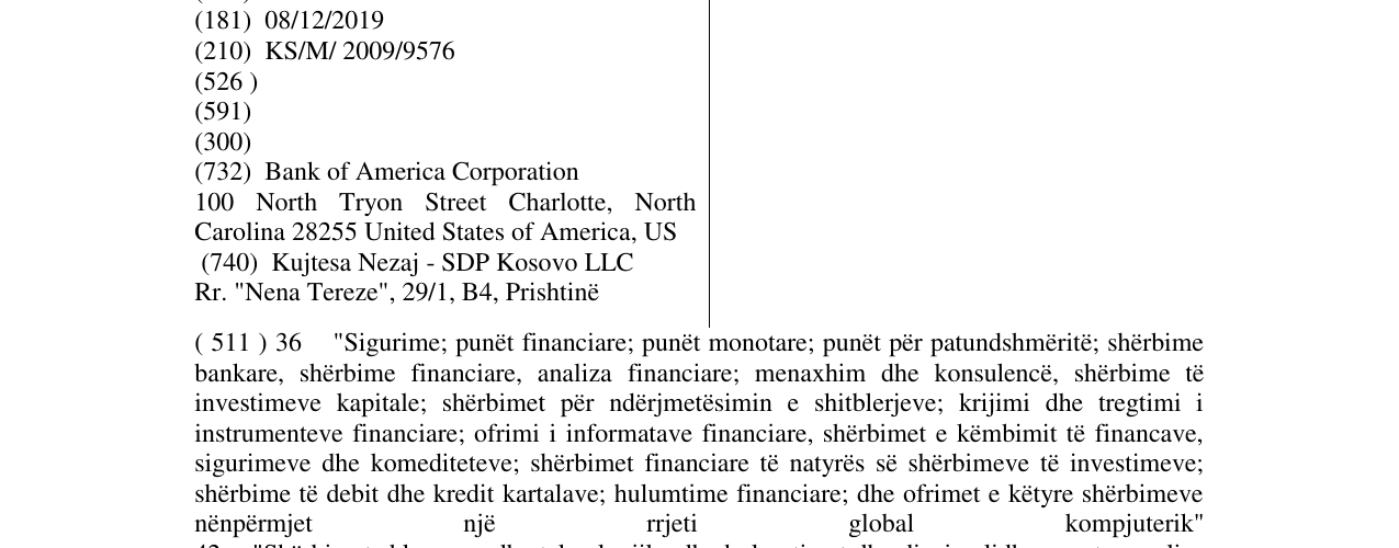 Zëri i markës BOFA MERRILL LYNCH në buletin