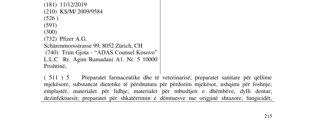 Zëri i markës NUXZEN në buletin