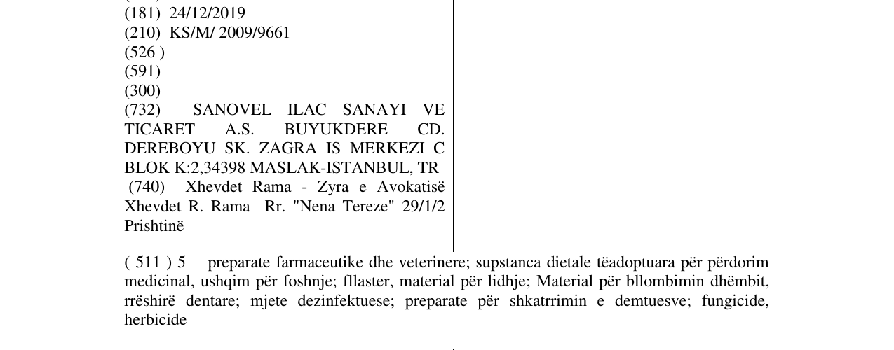 Zëri i markës oferta-sanovel në buletin