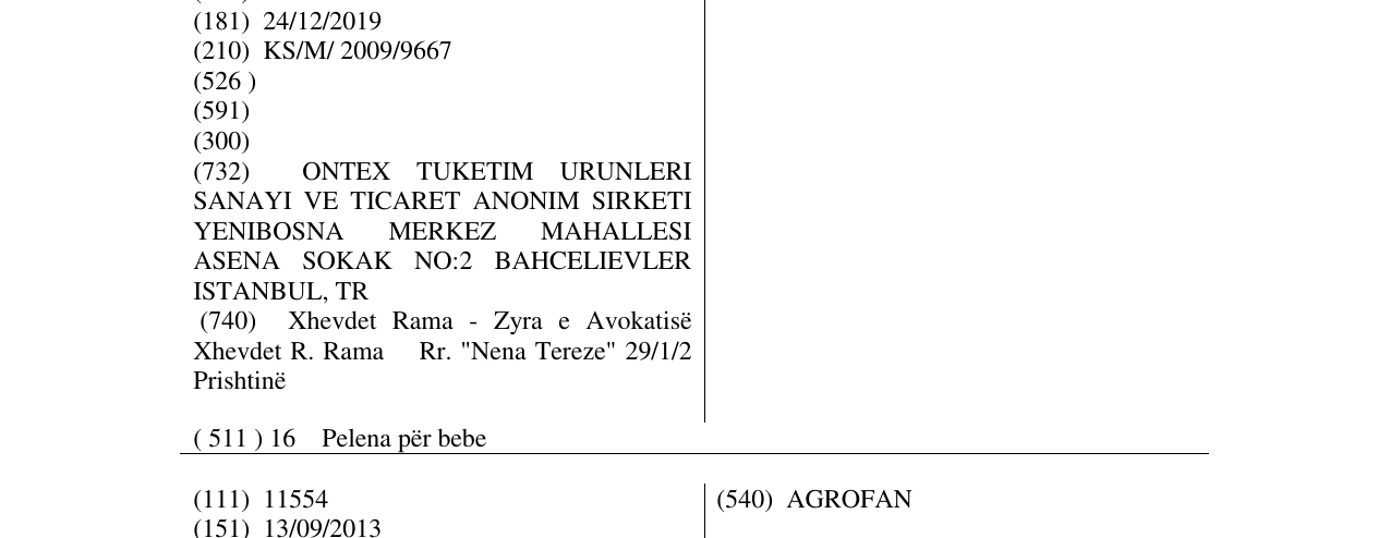 Zëri i markës BELLO në buletin
