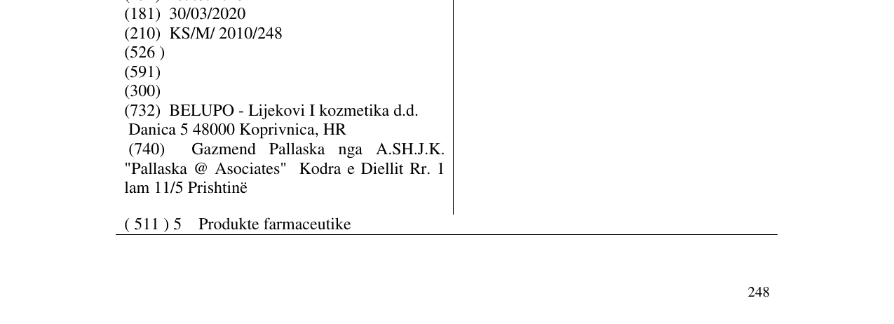 Zëri i markës NORMABEL në buletin