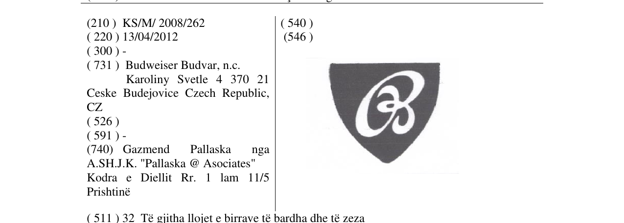 Zëri i markës B në buletin