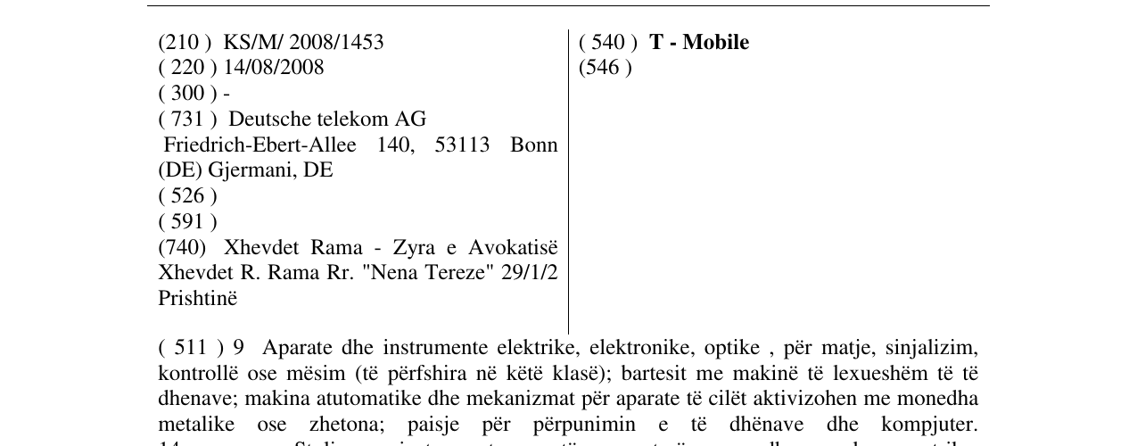 Zëri i markës T - Mobile në buletin