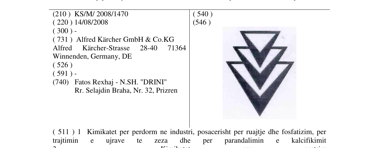 Zëri i markës Markë figurative në buletin