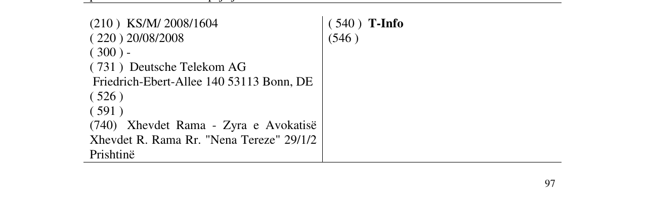 Zëri i markës T-Info në buletin