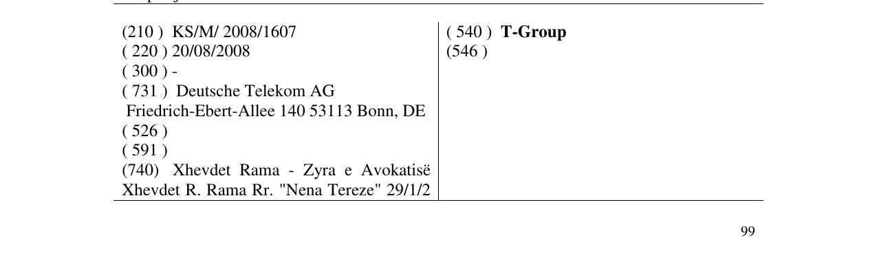 Zëri i markës T-Group në buletin