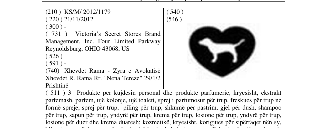 Zëri i markës Markë figurative në buletin