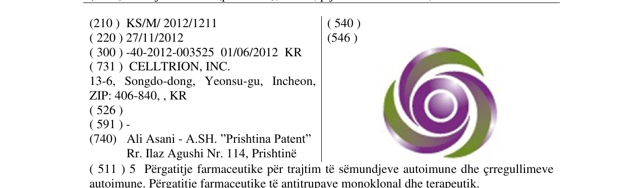 Zëri i markës Markë figurative në buletin