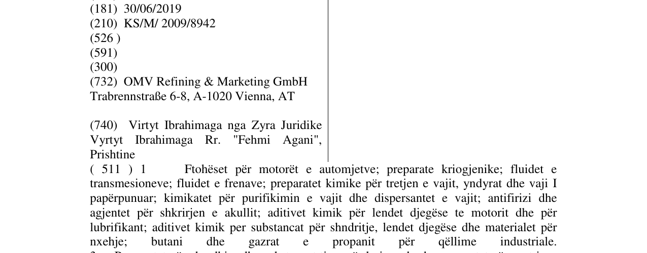 Zëri i markës GOOD THING THERE'S VIVA në buletin
