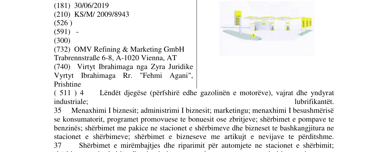 Zëri i markës Markë figurative në buletin