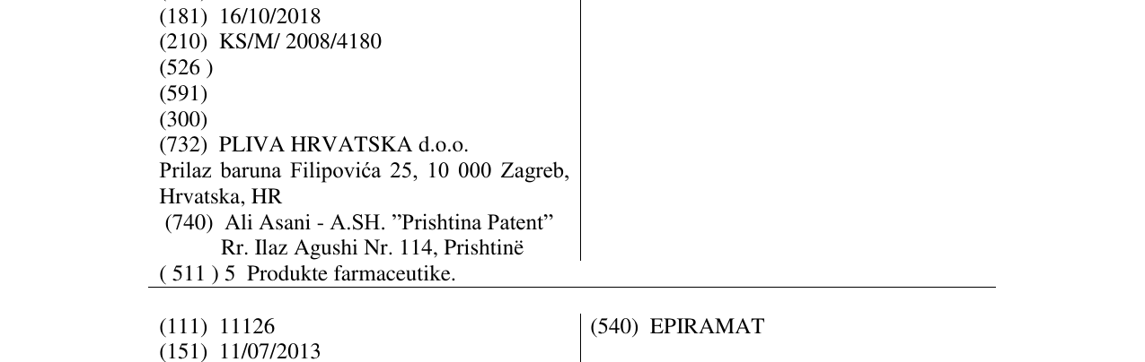 Zëri i markës BISOLEX në buletin